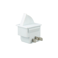 Interrupteur à bouton-poussoir 2 broches pour éclairage de porte de réfrigérateur, en plastique et laiton, 5A 250V IP40, Qualité supérieure, Prix usine, Fournisseur d'or