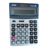 Calculatrice à 16 chiffres Calculatrice de conversion de devise à double Kt-9V-16Ch d'alimentation Calculatrice de marque