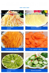 Ticari elektrikli öğütücüler, sebze ve patates dilimleyiciler, kantinler için elektrikli sebze dilimleyiciler - Product Image 6