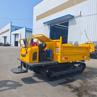 1,8-Tonnen Diesel 4x4 Mini-Truck für Landwirtschaft und Garten mit Raupenantrieb, Rechtslenkung, Neues Automatikgetriebe, Selbstladender Hydraulischer Kipper