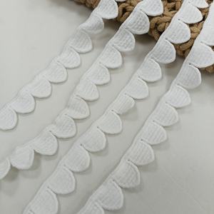 Ruban de dentelle en coton Cluny blanc et beige, largeur 15 mm, bordure en dentelle pour vêtements de bébé et d'enfant, mariage - Product Image 4