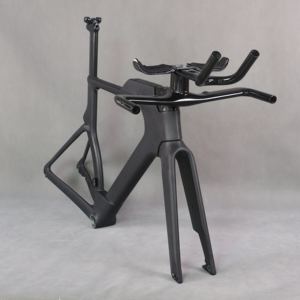 Bici da Cronometro e Triathlon per Freno a Disco con Telaio Full Carbon TT Filettatura T47 Pneumatico Massimo 700x28C TT913 - Product Image 2