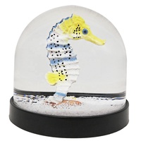 Dôme à neige personnalisé en acrylique de 88 mm avec paillettes liquides, presse-papiers artisanal certifié EN71, motifs floraux, artisanat en plastique