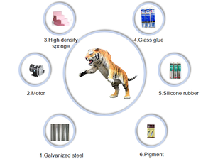 Mô hình sư tử hang động animatronic điêu khắc sinh vật thời tiền sử - Product Image 6