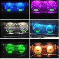 Ampoules LED 3D COB YOBIS T5 pour tableau de bord, portes et éclairage de lecture de voiture