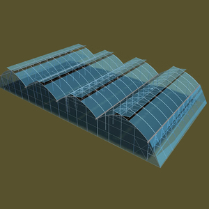 Invernaderos Agrícolas Multi-Span al por Mayor, Película Transparente de PE de Doble Capa, Larga Duración, Engrosada, Tamaño Personalizable, Sin Goteo - Product Image 6