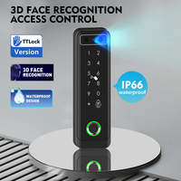 Cerradura inteligente de puerta uso conjunto IP66 reconocimiento facial lectores de tarjetas biométricas sistema de acceso de control de puerta