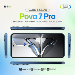 Pova 7 Pro 5G, Teléfono Inteligente Android 15, 16GB RAM, 1TB Almacenamiento, Batería de 8800mAh, Doble SIM, Deca Core MTK, OLED 90Hz HD, 108MP - Product Image 6