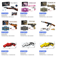 Série de briques de construction transformables EPT DIY : Assortiment de pistolets lanceurs de précision à assembler soi-même