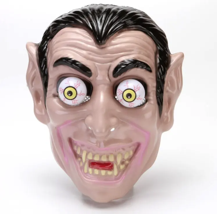 Halloween espeluznante máscara disfraz fiesta miedo payaso Joker mal cara completa máscara Horror Zombie disfraz Props