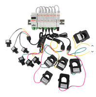 Compteur d'énergie modulaire multi-circuits Acrel ADW600, max. 12 circuits, rail DIN 35 mm, moniteur de puissance IoT, 4G WiFi Ethernet Modbus RTU
