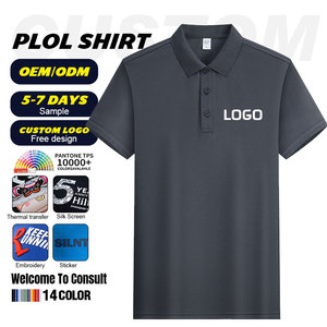 Camisetas Blancas Lisas Casuales Deportivas Personalizadas al por Mayor para Hombre, Camisetas <span class=keywords><strong>Polo</strong></span> Básicas de Golf en Varios Colores Personalizadas - Product Image 1