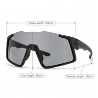 Lunettes de sport, lunettes de cyclisme, lunettes de soleil pour hommes et femmes, lunettes de soleil pour le cyclisme en plein air