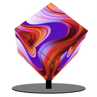 Schermo LED Cubo Rotante RGX P2 640*640mm per Interni, Display Digitale con Garanzia di 3 Anni, Frequenza di Aggiornamento 3840Hz, Display LED Magico