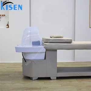 Kisen Top Design Nouveau Lit de Lavage de Cheveux Professionnel, Table de Spa Capillaire, Fauteuil de Massage, pour Soins du Visage et de Beauté en Salon, En Promotion - Product Image 2