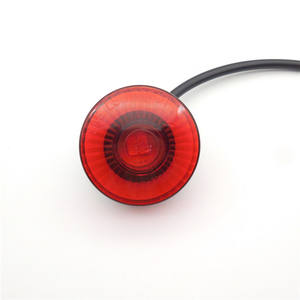 Feu arrière de moto, feu arrière LED modifié pour scooter électrique, feu arrière rond de moto, feu stop LED monoculaire - Product Image 1