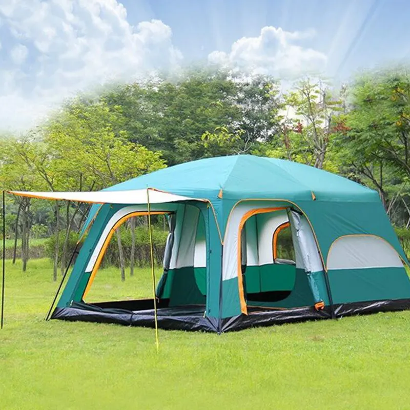 Greenmark Summer Adult Tolda Camping Tree Tent Outdoor Tents Waterproof Camping Family Carpa For 8-12 Persons