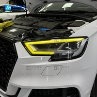 Módulo LED DRL Rojo Azul Amarillo 8V0998473A 8V0998474A para Audi A3 S3 RS3 8V 2017-2020, Luz Diurna LED para Faros Delanteros