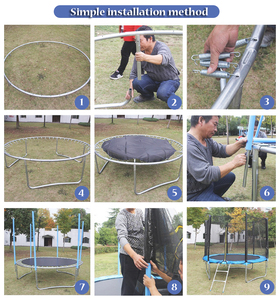 Petit <span class=keywords><strong>trampoline</strong></span> commercial pour usage domestique, <span class=keywords><strong>trampoline</strong></span> <span class=keywords><strong>double</strong></span> mini pour enfants, équipement de parc de <span class=keywords><strong>trampoline</strong></span> intérieur - Product Image 4