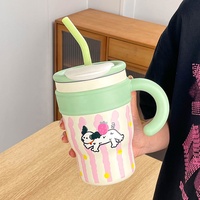 Gran oferta, taza aislada de paja de acero inoxidable de gran capacidad, taza Big Mac, taza Ice King, taza de agua, tapa de pared de acero inoxidable duradera