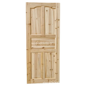Puerta de Madera de Cedro de Varios Tamaños, Estilo Chino, de Madera Maciza, Antirrobo, para Dormitorio, <span class=keywords><strong>Casa</strong></span> de Huéspedes, Puerta de Tronco Sencilla para <span class=keywords><strong>Casa</strong></span> <span class=keywords><strong>Rural</strong></span> - Product Image 5