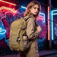 Sac à dos d'escalade en nylon imperméable écologique multi-styles, logo personnalisé, athlétique, tactique, prix d'usine, course à pied, randonnée