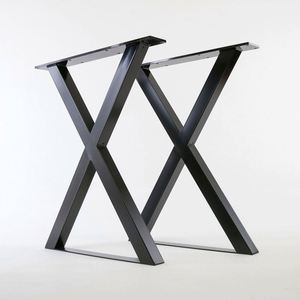 High Quality Low Price Heavy Duty Table Base Iron Coffee Furniture Leg Kitchen X-Shape Table Leg - Product Image 2