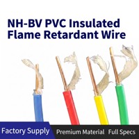 Câble électrique en cuivre massif BV BVV NH-BV 450V 750V isolé PVC pour la construction de maisons