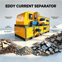 Pemisah Arus Eddy Otomatis Dua Dek Gauss Tinggi 5.5kW Peralatan Pemulihan Logam Non-Ferrous Akurasi Tinggi