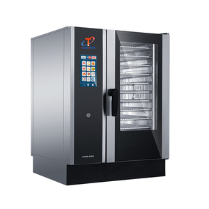 Horno de Vapor Industrial de 10 Bandejas para Salchichas y Panecillos, Horno Combinado Digital de <span class=keywords><strong>Acero</strong></span> <span class=keywords><strong>Inoxidable</strong></span> de Alta Resistencia para Cocina Comercial - Product Image 6