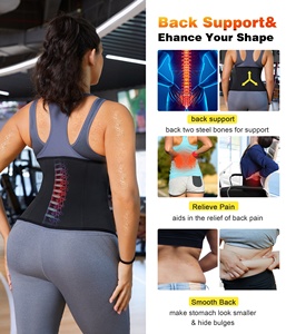 Control <span class=keywords><strong>de</strong></span> barriga Adelgazamiento Sauna Sudor Entrenador <span class=keywords><strong>de</strong></span> cintura Cinturón <span class=keywords><strong>de</strong></span> vientre Snatcher Body Shaper s Shapewear para mujeres - Product Image 3