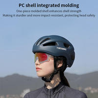 Casque de vélo intégré respirant TOSUOD, casques de cyclisme légers pour hommes et femmes, protection route VTT