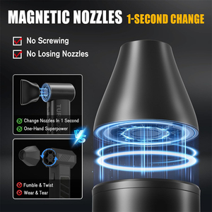 Souffleur d'<span class=keywords><strong>air</strong></span> <span class=keywords><strong>comprimé</strong></span> haute pression turbo 45 m/s, rechargeable sans fil, pour le nettoyage de l'électronique automobile - Product Image 5
