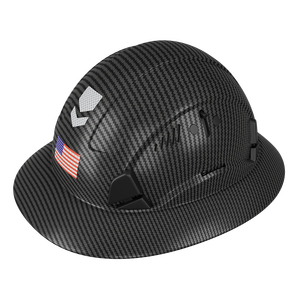 خوذة أمان صناعية كاملة الحافة من ديكي مصنوعة من البولي إيثيلين عالي الكثافة خفيفة الوزن متوافقة مع معايير CE EN397 وEN166 - Product Image 6