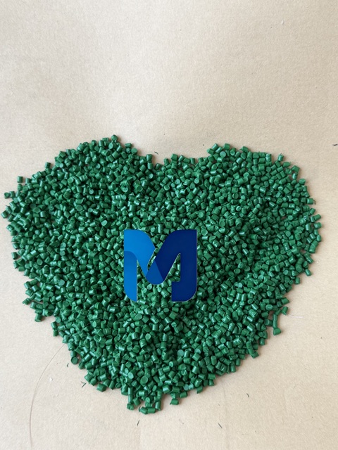 Factory Direct Green Masterbatch Plastic Pellets PP PE HDPE LDPE Molding Food for Blown Cast Film EPE Foam Bubble Wrap Meijv