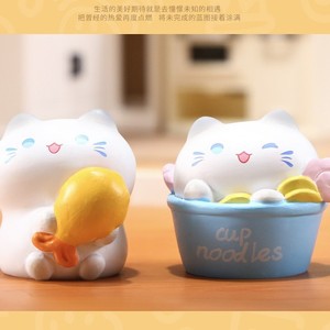 ฟิกเกอร์ Yu Mo Meow Meow แบบกล่องสุ่ม งานเรซิ่น ของตกแต่ง ของขวัญ ของเล่น รูปปั้น - Product Image 4