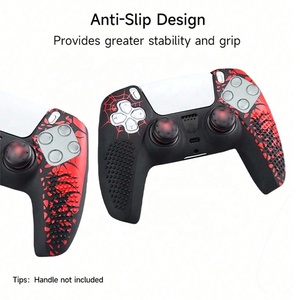 Vente flash - Étui de protection en silicone souple antidérapant pour PS5 - Étui de protection <span class=keywords><strong>Spiderman</strong></span> - Coque pour <span class=keywords><strong>manette</strong></span> P5 - Product Image 6