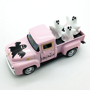 Voiture <span class=keywords><strong>miniature</strong></span> en métal moulé sous pression à l'échelle <span class=keywords><strong>1</strong></span>:32, certifiée CE CPC, écologique, 12,5 cm, jouet à friction pour enfants, chien de compagnie, ornement de Noël - Product Image 4