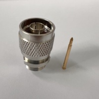 Connecteur RF N-JYB3 à bas prix avec connecteur N à tête mâle filetée pour câbles semi-flexibles RG141 RG402