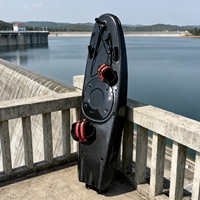 Moteur à jet en fibre de carbone à essence, jetboard 65 km/h, certifié CE, étanche pour les sports nautiques en mer, surf