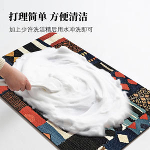 Tapete de Drenaje para Cocina, Rectangular, con Diseño Abstracto, Antideslizante, Fácil de Limpiar, para Secar Platos, Aislante del Calor - Product Image 4