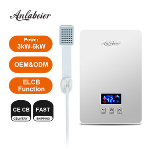 Chauffe-eau électrique instantané 6KW avec écran tactile LED pour hôtel et usage domestique, protection contre la marche à sec, économie d'énergie - Product Image 2