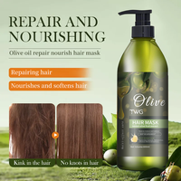 TWG RTS Shampooing et après-shampooing à l'huile d'olive 800 ml, très vendu, rafraîchissant et hydratant, masque capillaire à l'huile d'olive, ensembles de soins capillaires
