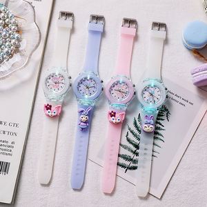 <span class=keywords><strong>Montre</strong></span> pour enfants en silicone souple avec lumière flash, <span class=keywords><strong>montre</strong></span> de dessin animé pour filles et garçons, <span class=keywords><strong>montre</strong></span>-bracelet pour enfants lapin - Product Image 2