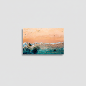 Toile murale Art Déco vue sur la mer, impression de paysage côtier, panneau décoratif à suspendre - Product Image 2