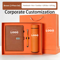 Coffret Cadeau Carnet de Notes A5 Personnalisable Haut de Gamme pour Bureau, Bloc-notes d'Entreprise, Cadeau de Gala Annuel, Personnalisation du Logo, Sans Fil