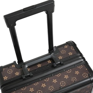 Trolley Case Set 20 Inch And 24 Inch Aluminum Frame Spinner Wheels With Lock For Leisure Travel Durable Carry On <b>Suitcase</b> - Product Image 3