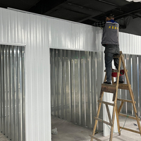 Portes de levage en acier léger préfabriquées sur mesure, design chinois, garantie de plus de 5 ans, pour hôtels, garages et abris.