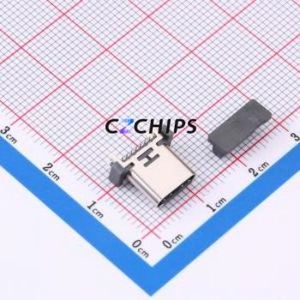 HC-TYPE-C-16P-LT02A USB Connector SMD Connector ( Connector Type: Type-C )( Gender: Female )( Mounting Type: Vertical Mount ) - Product Image 1