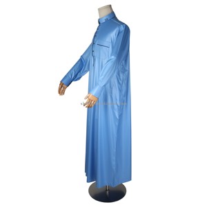 Manicotto estivo di moda Al Noor Kaftan Jubah Abaya etnico Lelaki Kandura abiti musulmani da uomo Thobe Jalabya <span class=keywords><strong>abito</strong></span> arabico uomo - Product Image 3